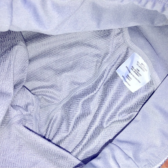 MONDETTA Leggings Tights Herringbone Print Medium Silver Gray Women’s - Picture 6 of 16